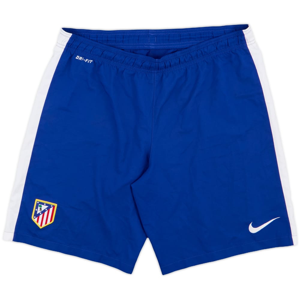 2014-15 Atletico Madrid Home Shorts - 10/10 - (L)