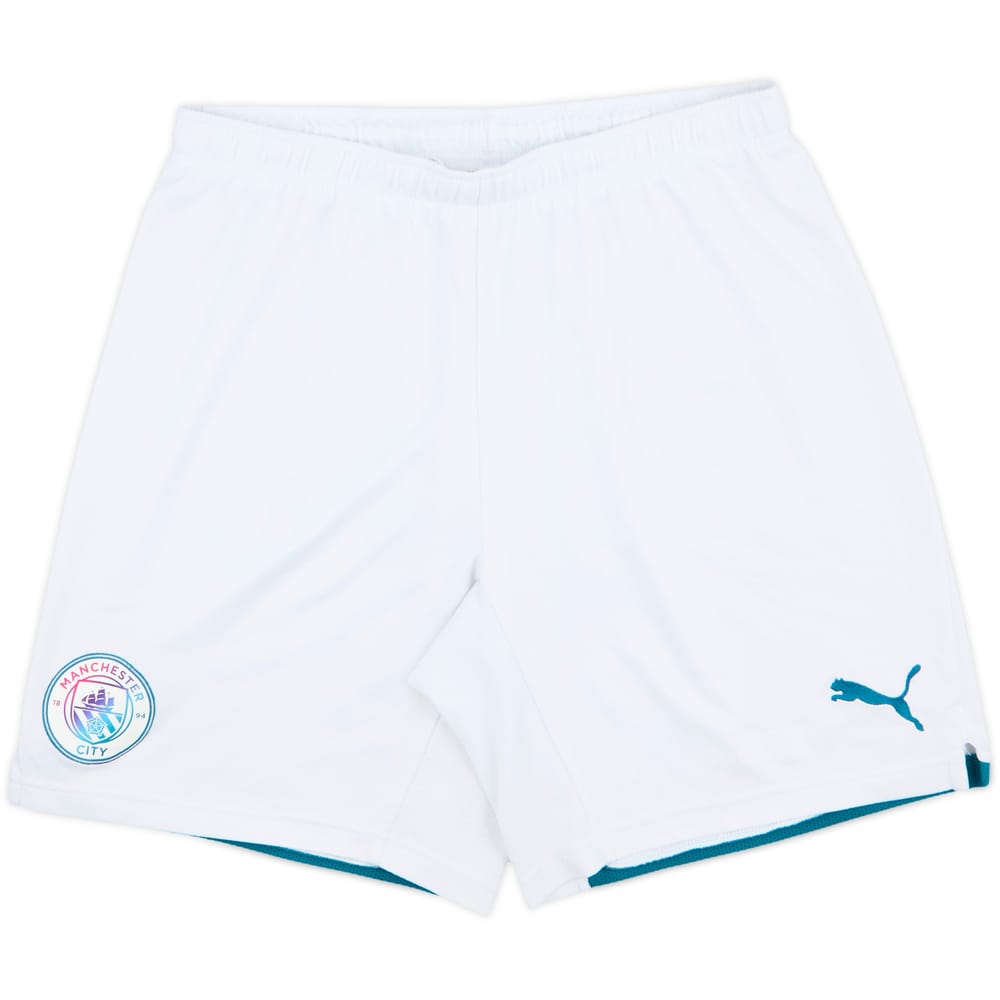 2021-22 Manchester City Away Shorts - 8/10 - (L)