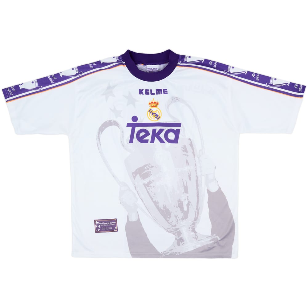 1998-00 Real Madrid 'Final Copa De Europa' Shirt - 8/10 - (L)