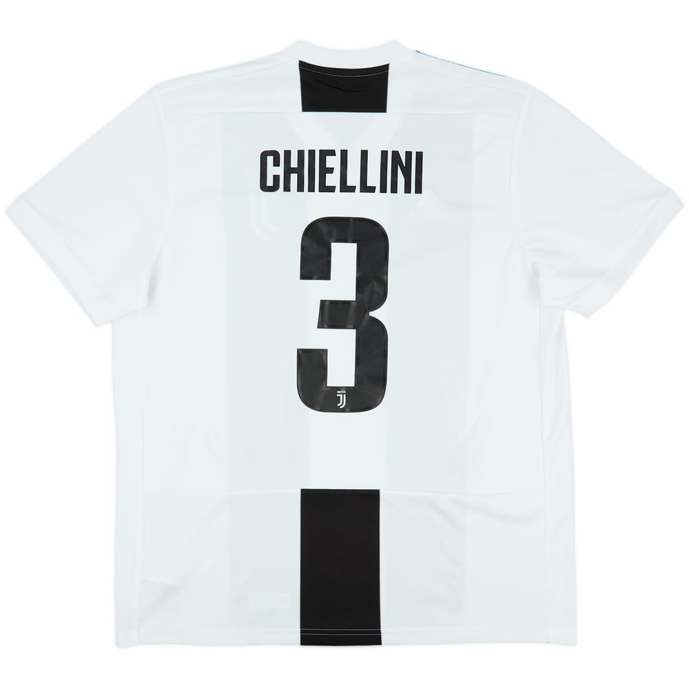 2018-19 Juventus Home Shirt Chiellini #3 - 8/10 - (XL)