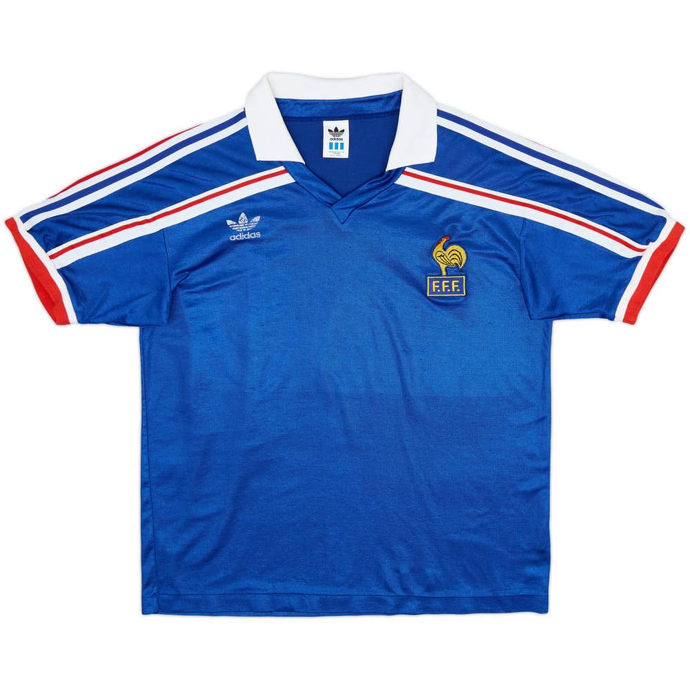 1996 France 1985-90 Retro Home Shirt - 4/10 - (M/L)