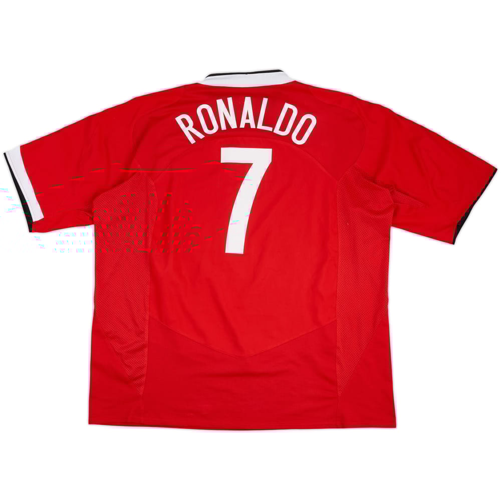 2004-06 Manchester United Home Shirt Ronaldo #7 - 8/10 - (3XL)