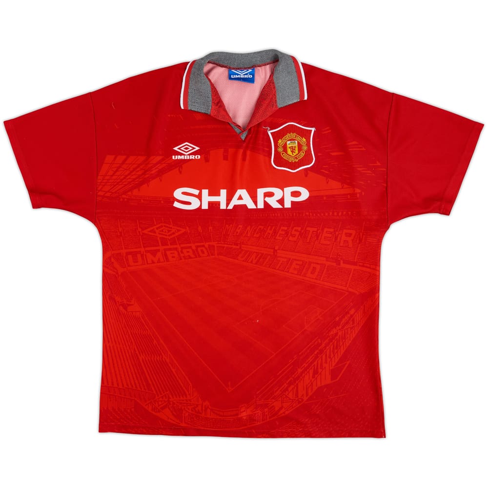 1994-96 Manchester United Camiseta Local - 5/10 - (L)