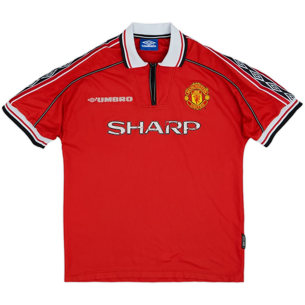 1998-00 Manchester United Home Shirt - 5/10 - (L)