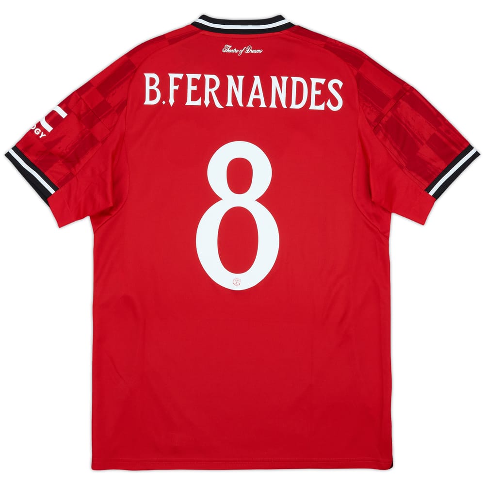 2025-26 Manchester United Home Shirt B. Fernandes #8 (M)
