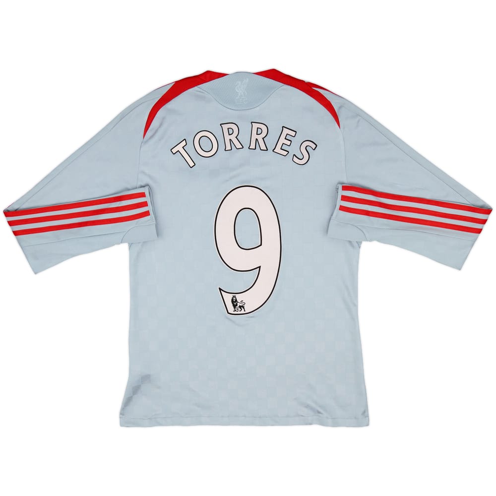 2008-09 Liverpool Away L/S Shirt Torres #9 - 7/10 - (S)