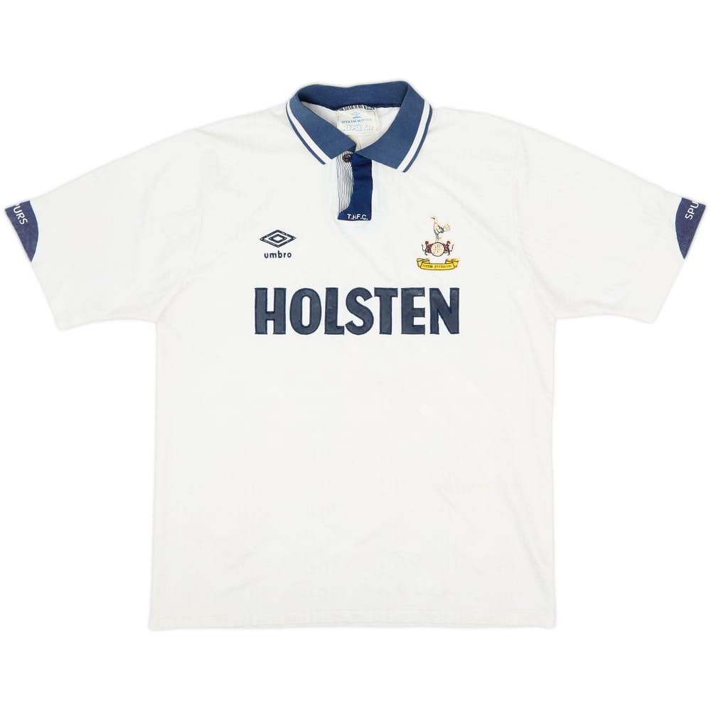 1991-93 Tottenham Camiseta Local - 6/10 - (L)