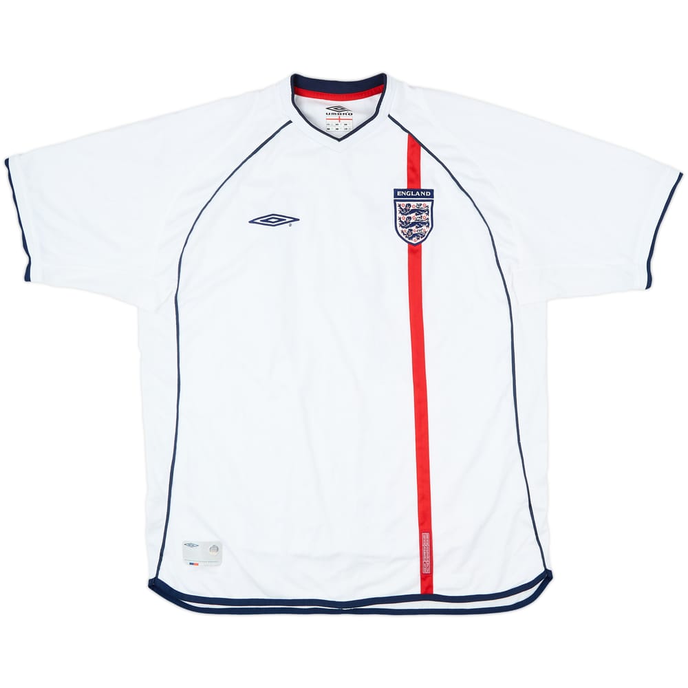 2001-03 England Home Shirt #5-1 - 8/10 - (XXL)