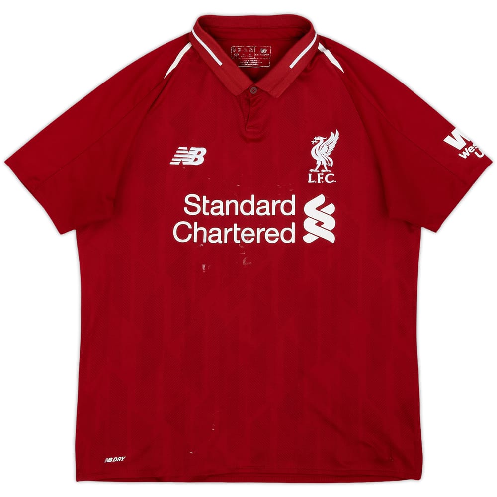 2018-19 Liverpool Home Shirt - 5/10 - (XL.Boys)