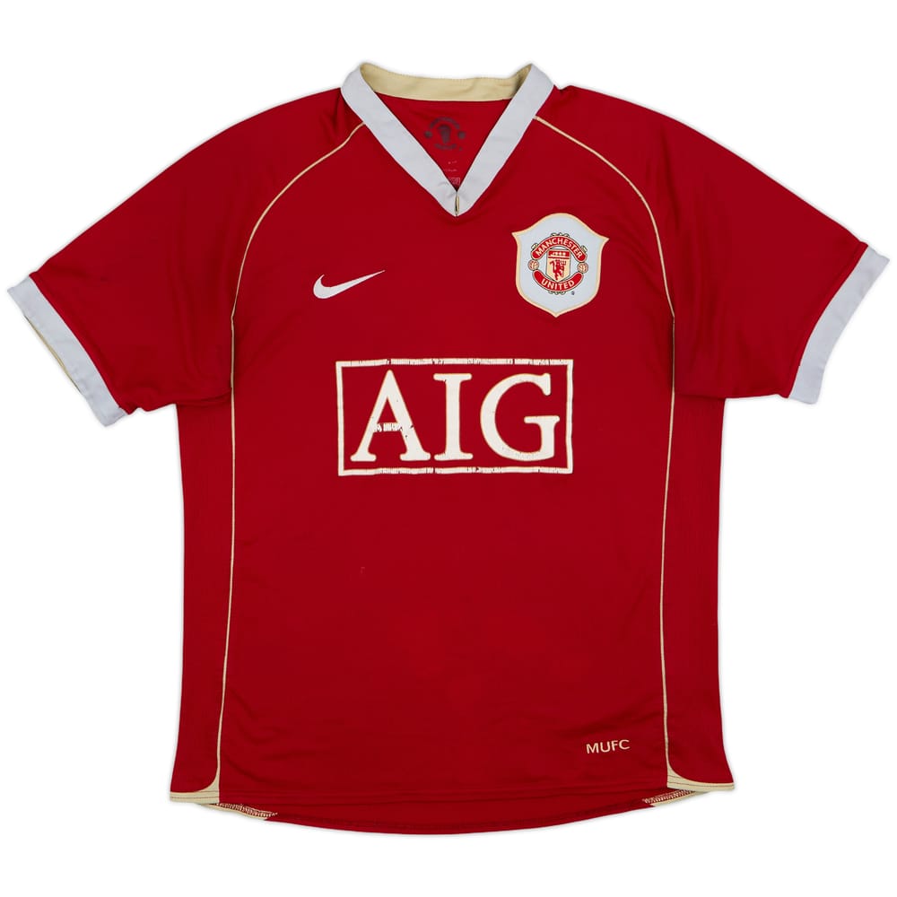 2006-07 Manchester United Home Shirt - 4/10 - (M)