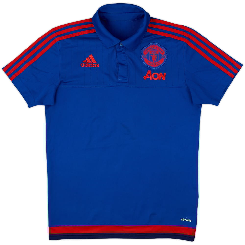 2015-16 Manchester United adidas Polo Shirt - 6/10 - (S)