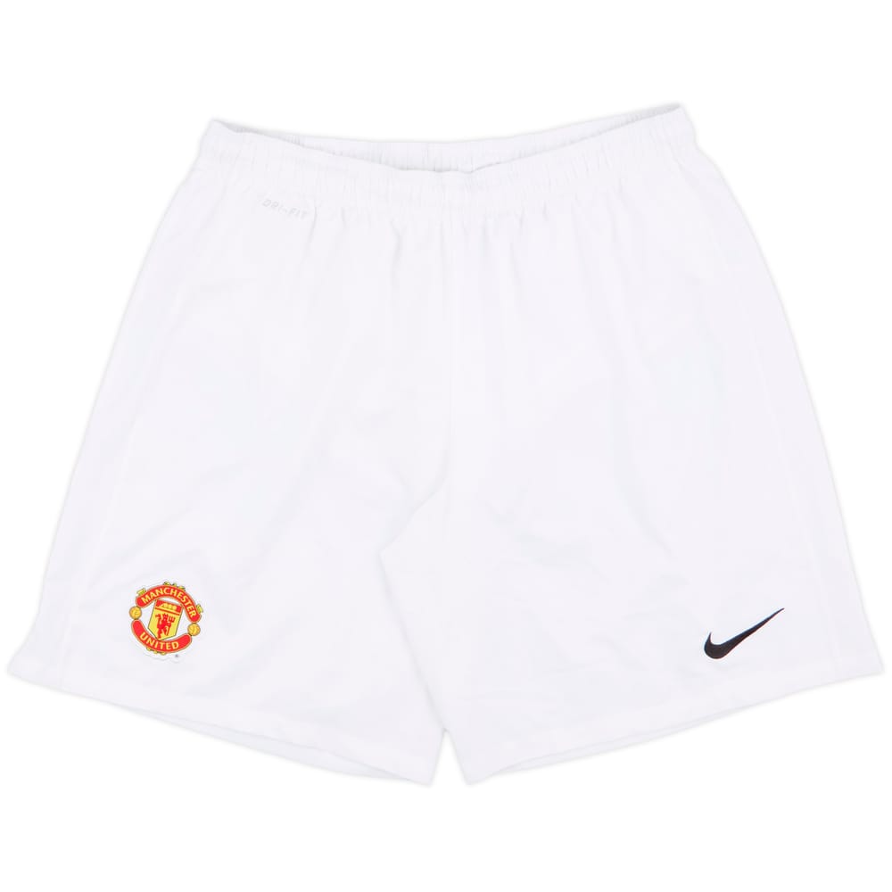 2014-15 Manchester United Home Shorts - 9/10 - (XL)