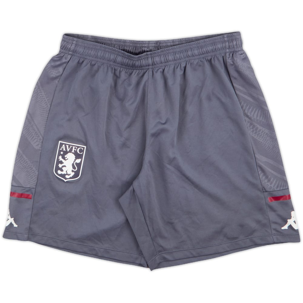 2020-21 Aston Villa Kappa Training Shorts - 5/10 - (XL)