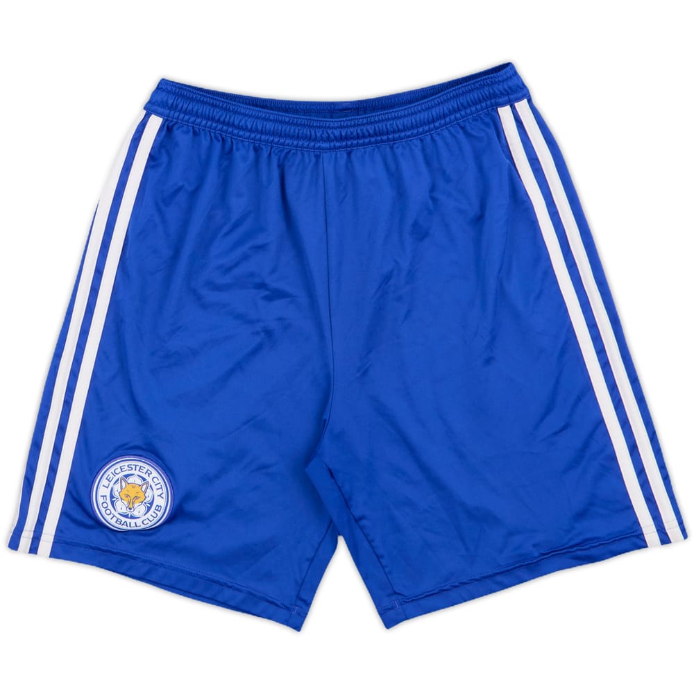 2018-19 Leicester Home Shorts - 3/10 - (L.Boys)