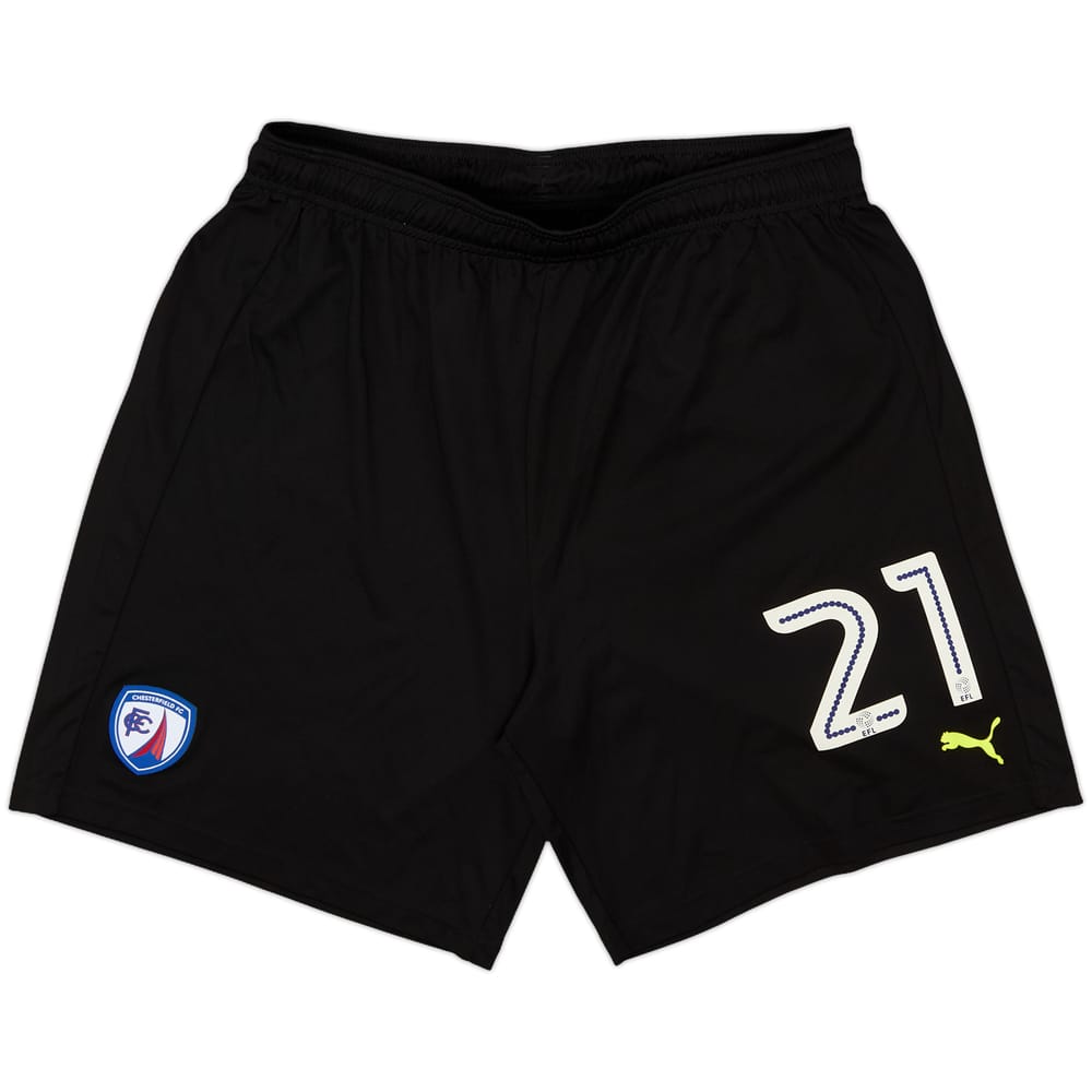 2017-18 Chesterfield Player Issue Puma Training Shorts #21 - 10/10 - (L)