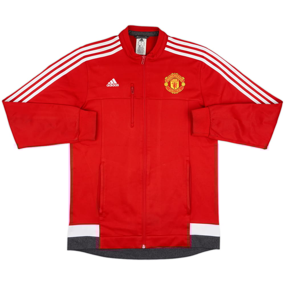 2015-16 Manchester United adidas Track Jacket - 9/10 - (M)