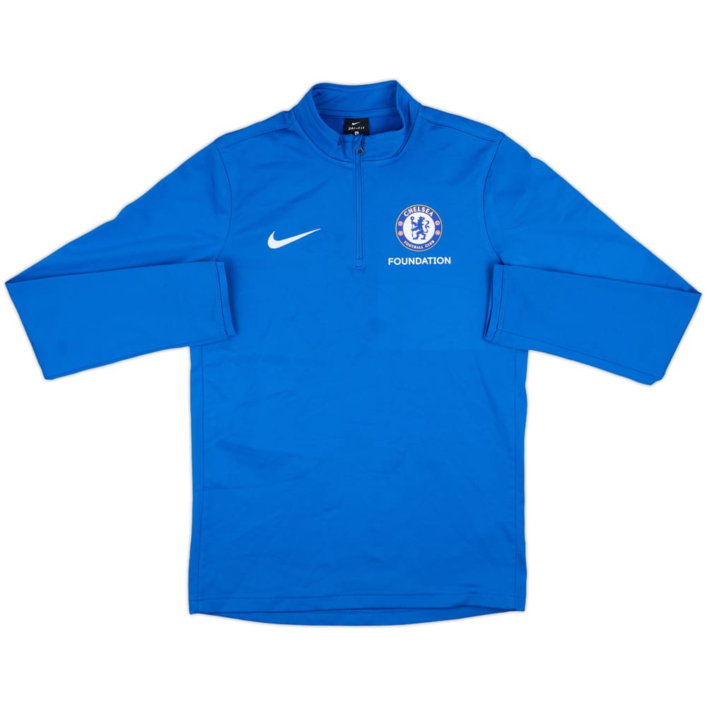 2017-18 Chelsea 'Foundation' Nike 1/4 Zip Drill Top - 9/10 - (S)