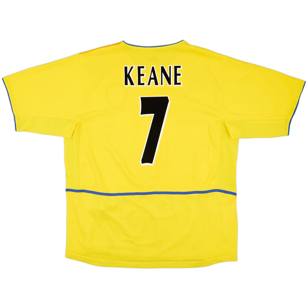 2002-03 Leeds United Away Shirt Keane #7 - 9/10 - (XXL)