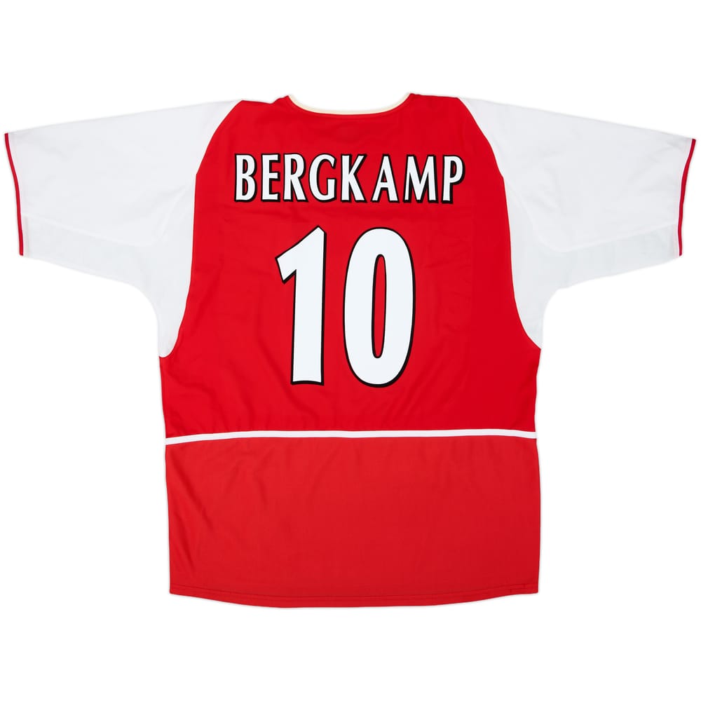2002-04 Arsenal Home Shirt Bergkamp #10 - 8/10 - (XL)
