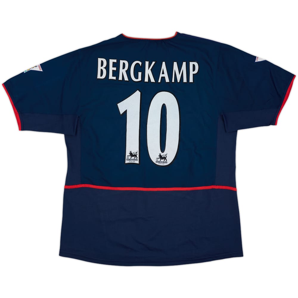 2002-04 Arsenal Away Shirt Bergkamp #10 - 8/10 - (XL)