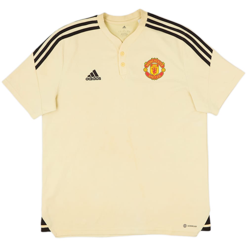 2022-23 Manchester United adidas Polo Shirt - 6/10 - (L)