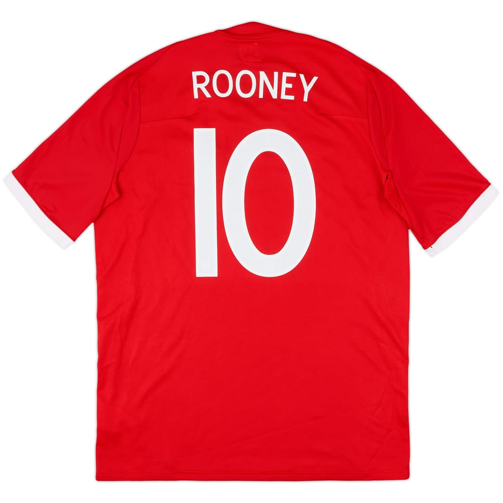 2010-11 England Away Shirt Rooney #10 - 9/10 - (L)