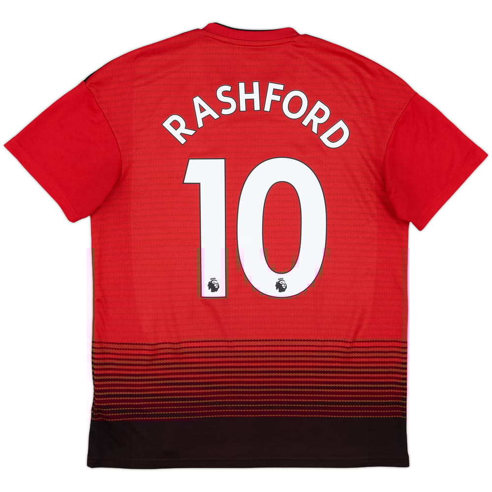2018-19 Manchester United Home Shirt Rashford #10 - 8/10 - (M)