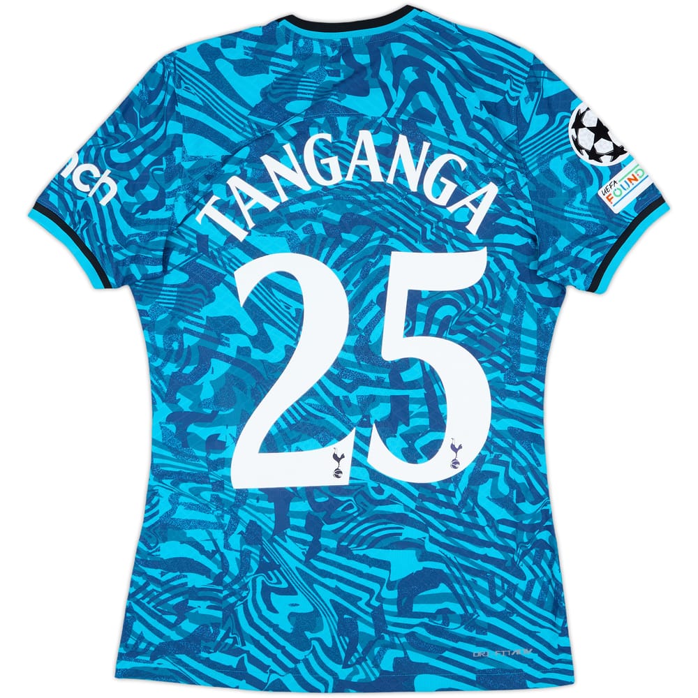 2022-23 Tottenham Match Issue Champions League Third Shirt Tanganga #25