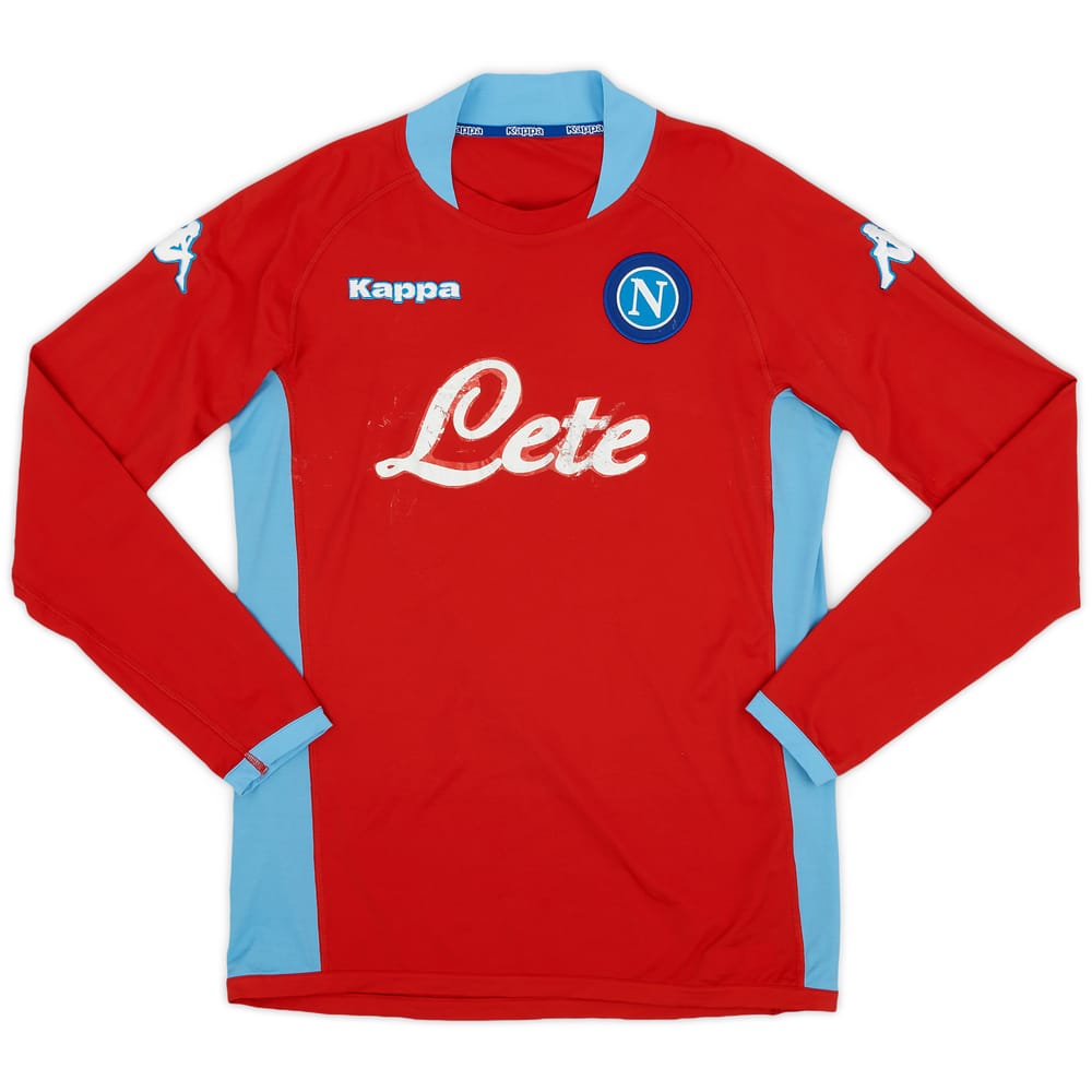 2005-06 Napoli Away L/S Shirt #16 - 4/10 - (XL)