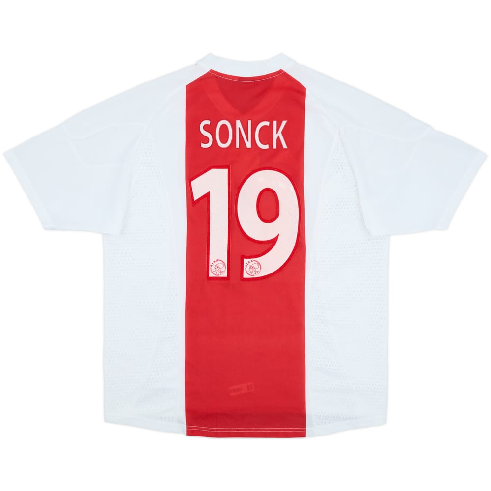 2002-04 Ajax Home Shirt Sonck #19 - 4/10 - (XL)