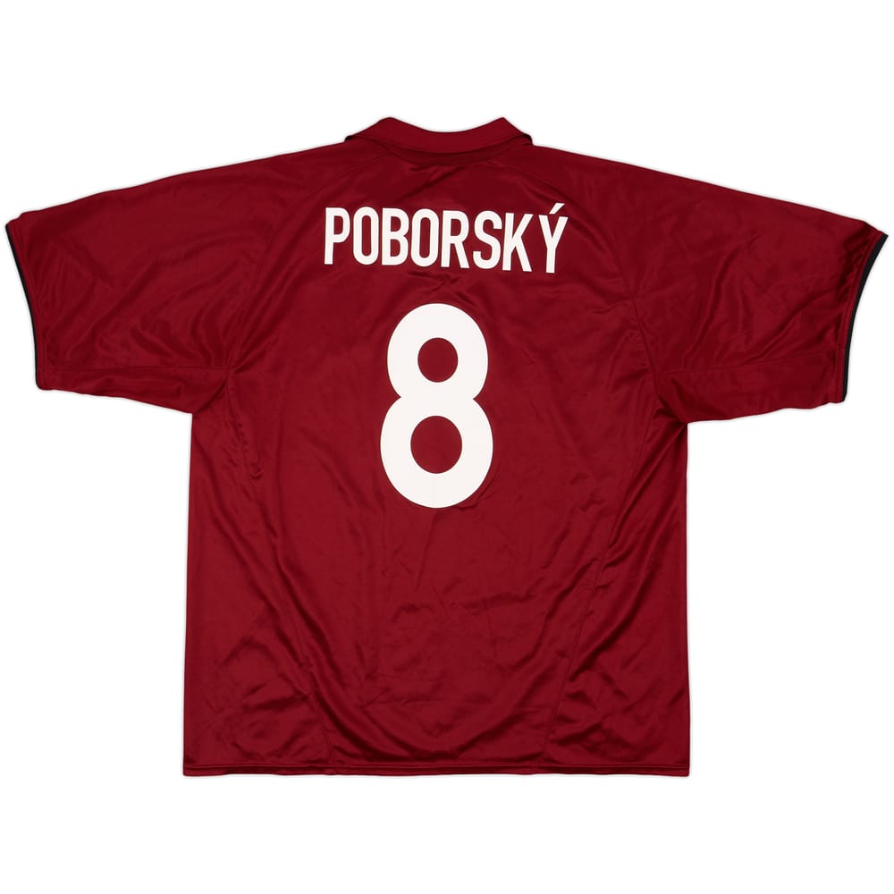 2004-05 Sparta Prague Home Shirt Poborsky #8 - 8/10 - (L)