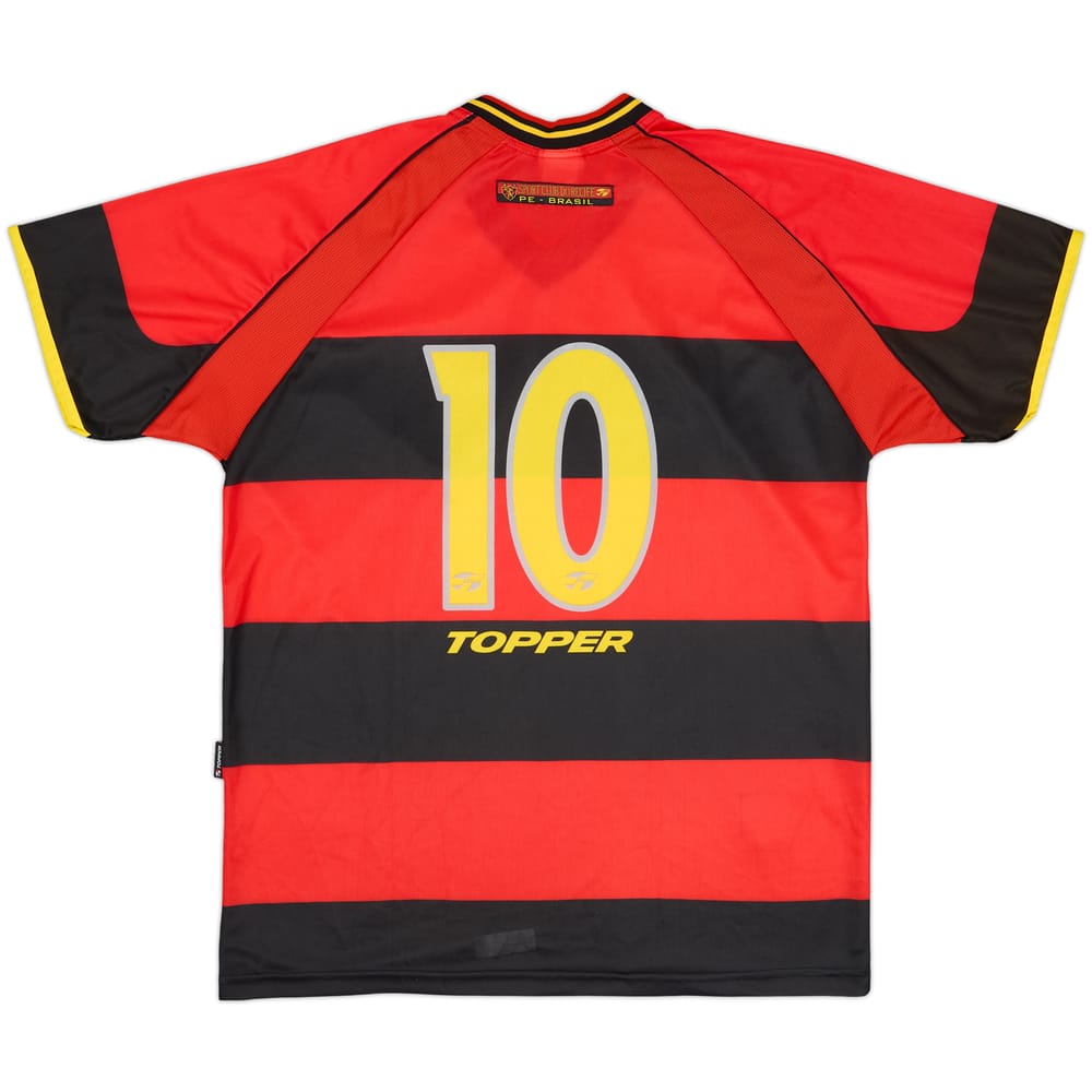 2000 Sport Club Recife Home Shirt #10 - 9/10 - (L)