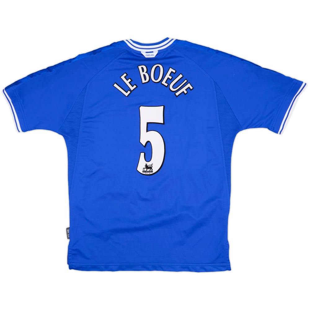 1999-01 Chelsea Home Shirt Leboeuf #5 - 8/10 - (M)