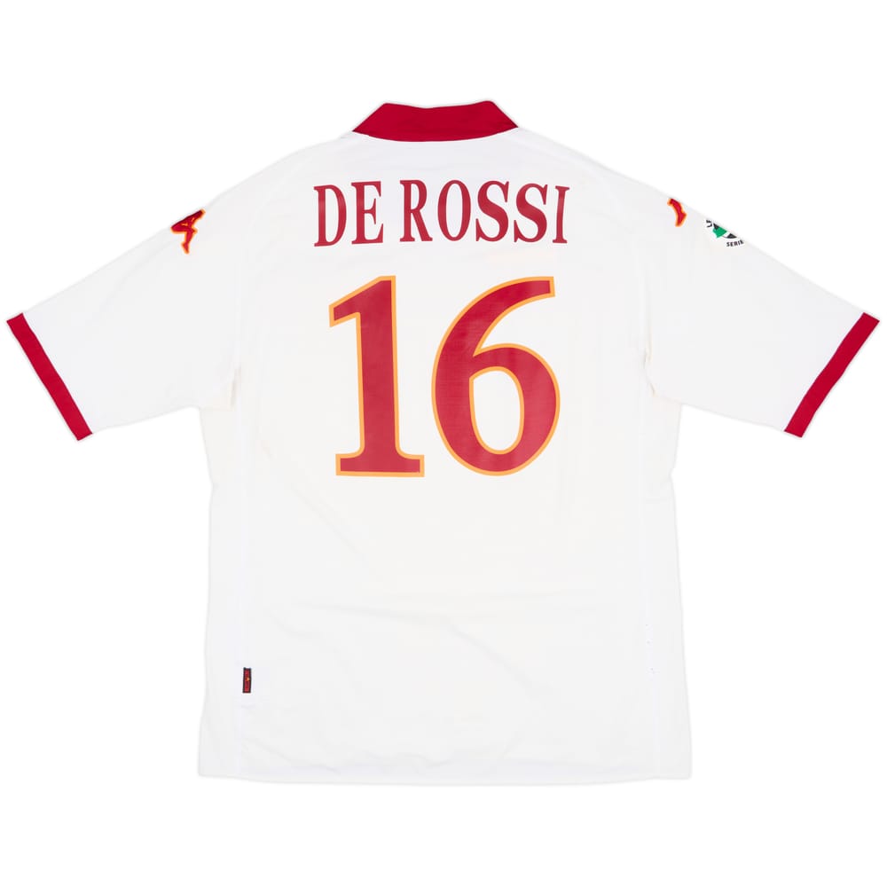 2009-10 Roma Away Shirt De Rossi #16 - 8/10 - (3XL)