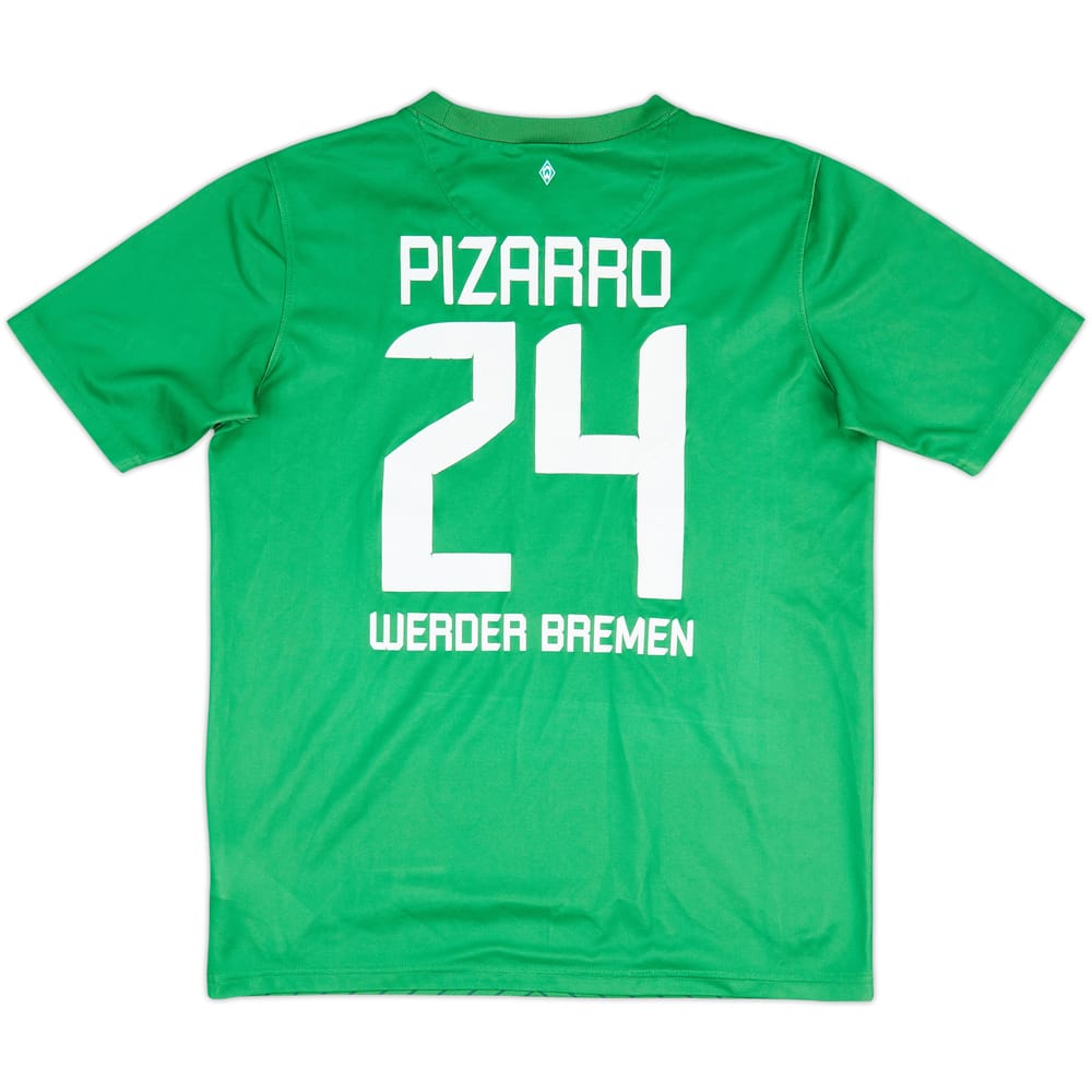 2011-12 Werder Bremen Home Shirt Pizarro #24 - 7/10 - (XL.Boys)