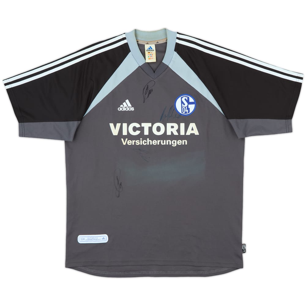 2001-02 Schalke Signed Away Shirt - 4/10 - (L)