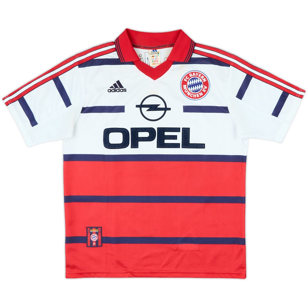 1998-00 Bayern Munich Signed Away Shirt - 7/10 - (XL.Boys)