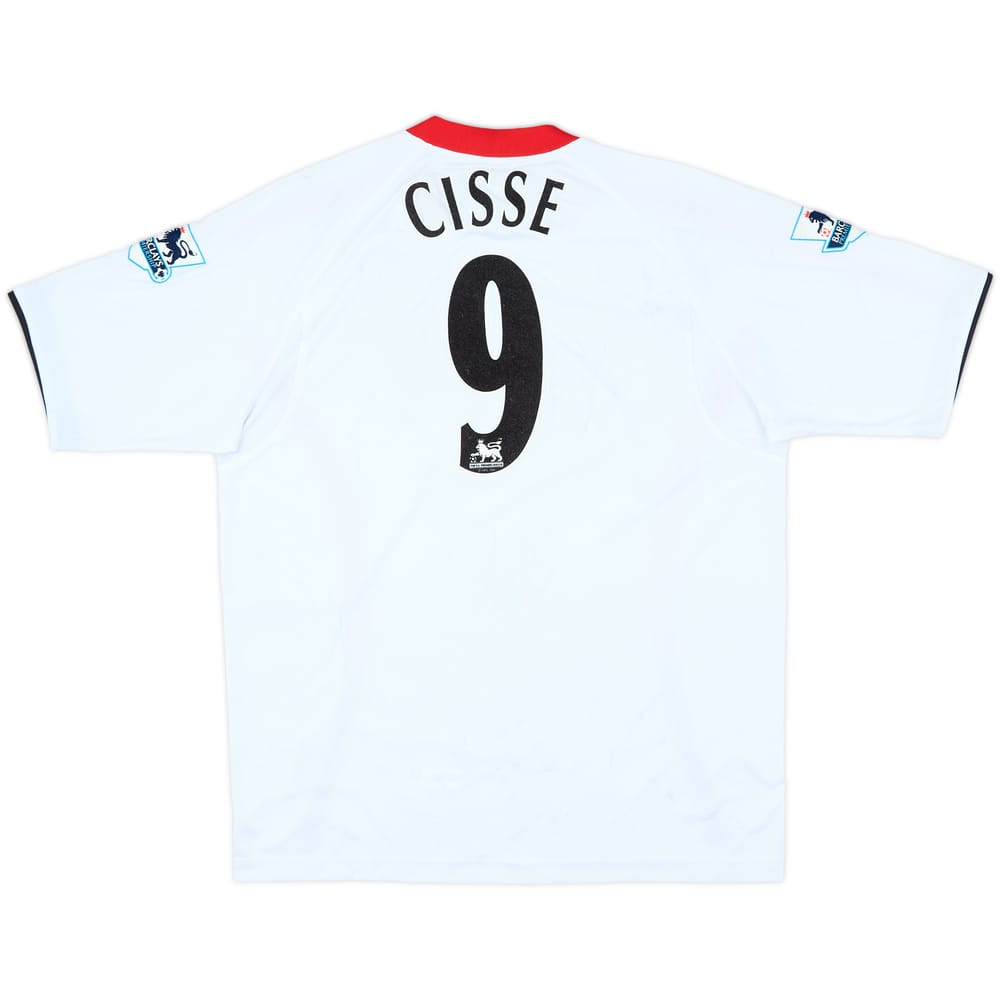 2005-06 Liverpool Signed Away Shirt Cisse #9 - 4/10 - (L)