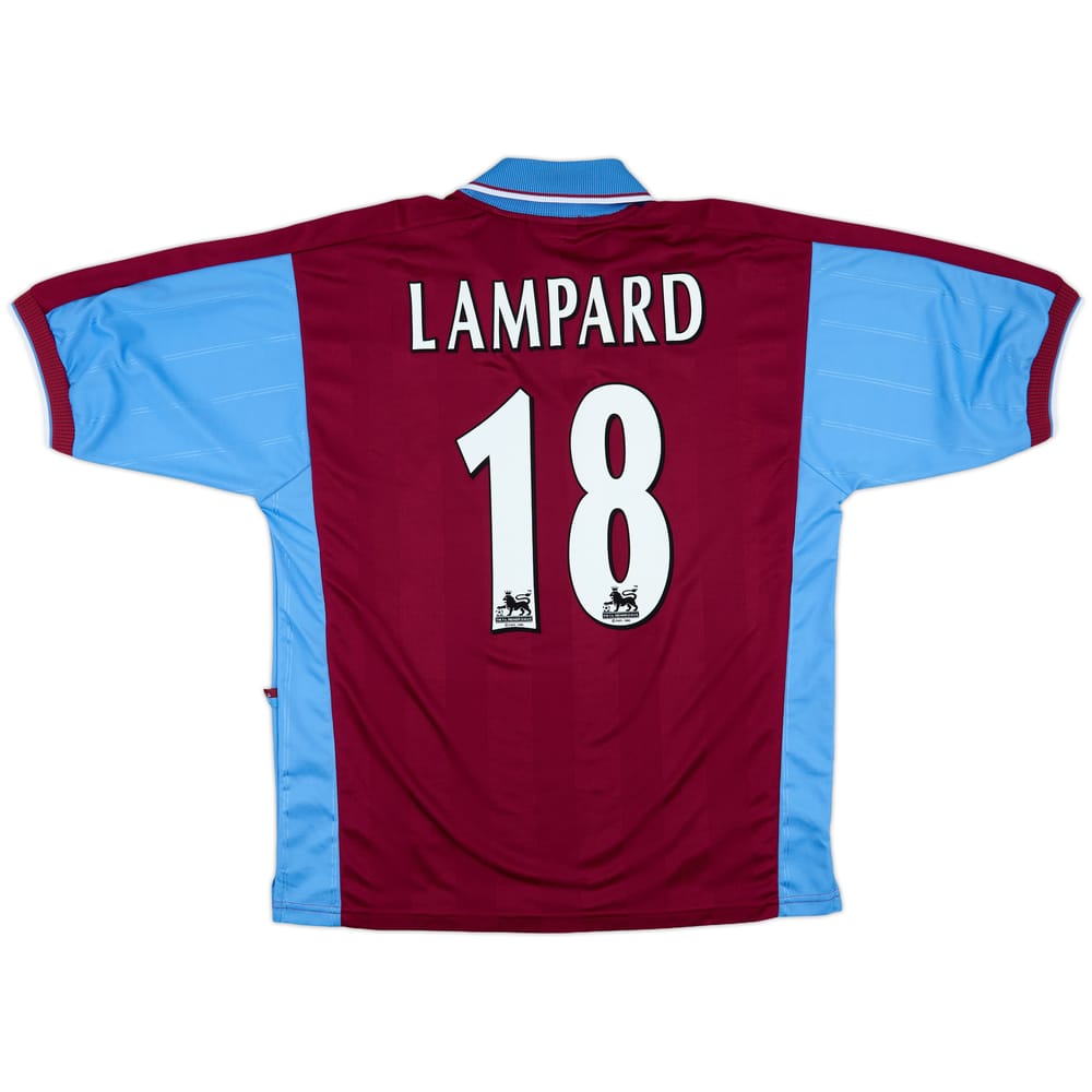 1997-98 West Ham Home Shirt Lampard #18 - 9/10 - (L)
