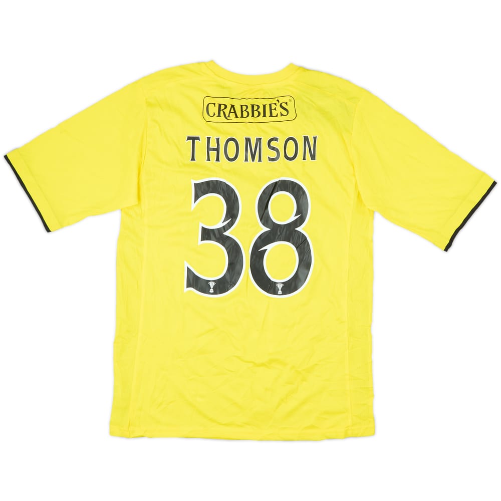 2012-13 Hibernian Squad Signed Third Shirt Thomson #38 - 7/10 - (L)