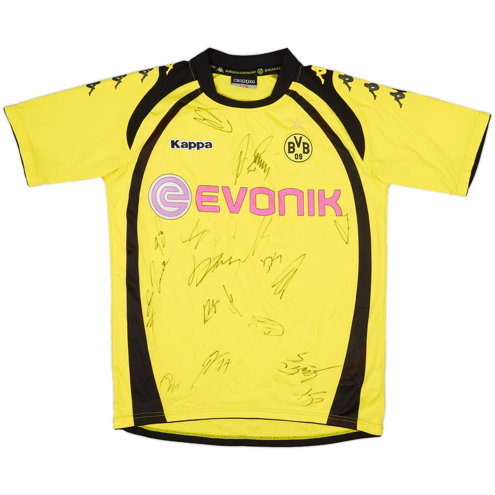 2009-10 Borussia Dortmund Signed Home Shirt - 8/10 - (XL.Boys)