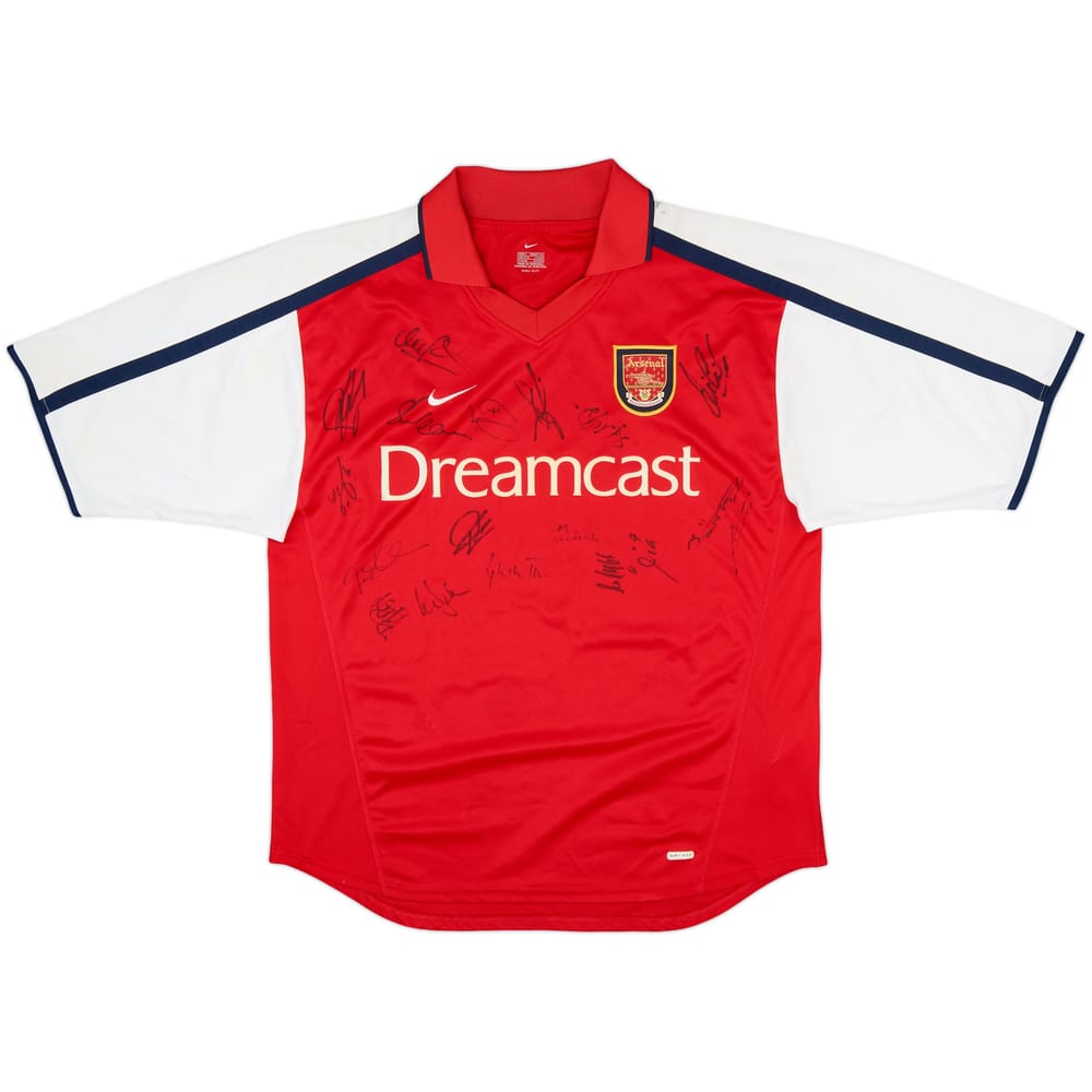 2000-02 Arsenal Signed Home Shirt - 8/10 - (L)