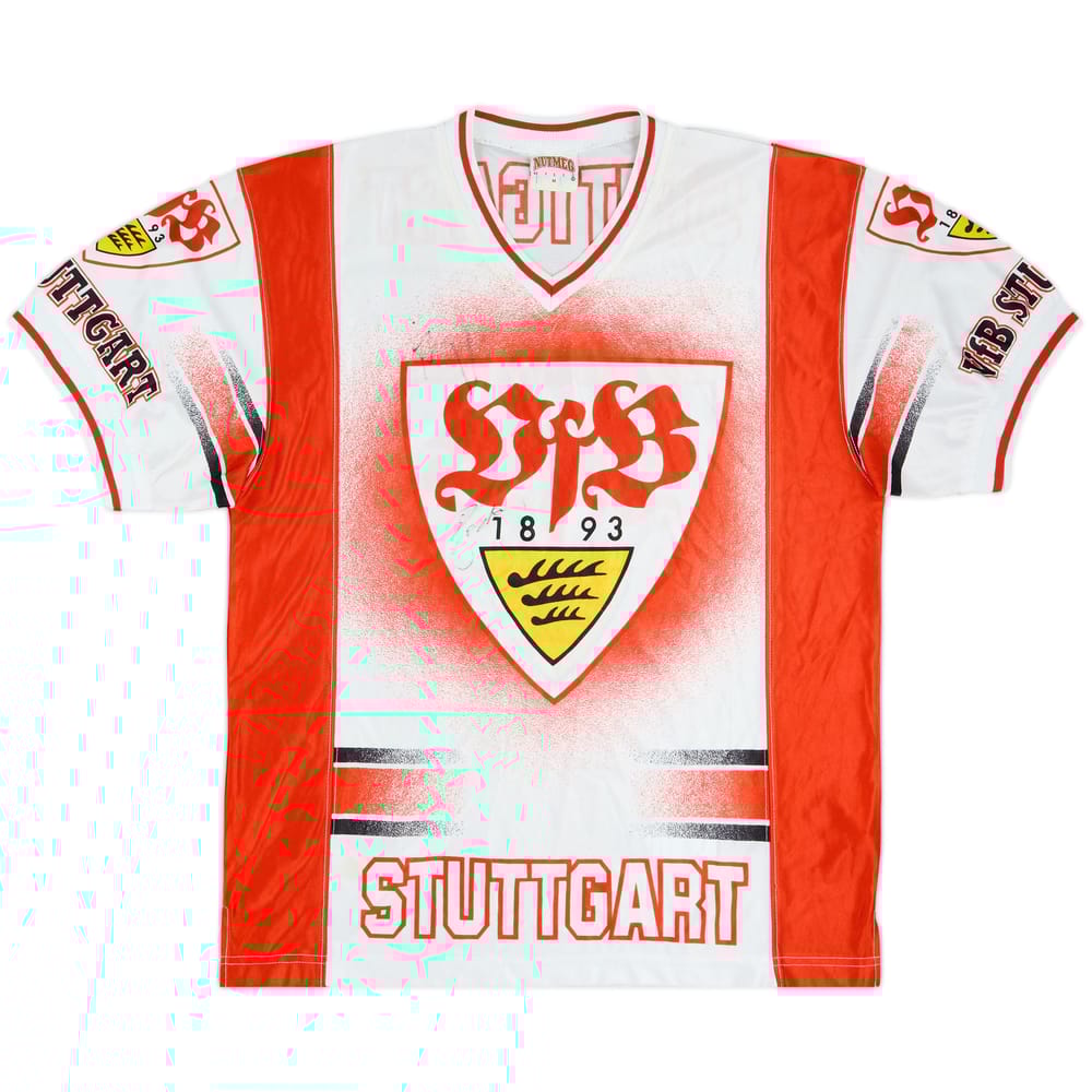 1990s Stuttgart Nutmeg Signed Graphic Shirt - 9/10 - (M)