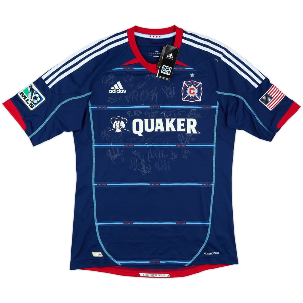 2012-14 Chicago Fire Signed Authentic Away Shirt (L)