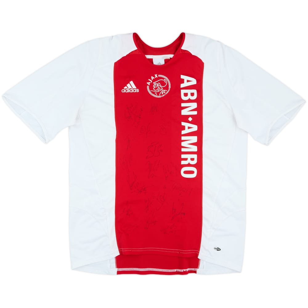 2005-06 Ajax Signed Home Shirt - 8/10 - (L)