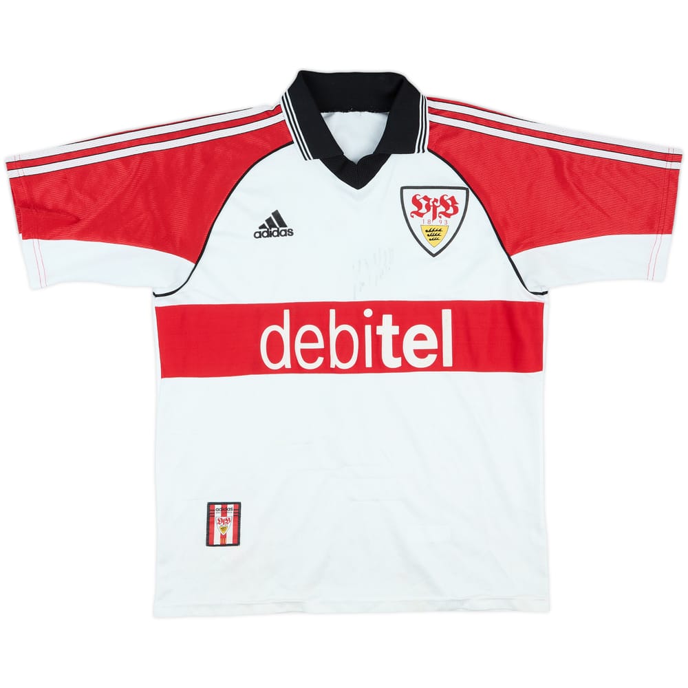 1999-00 Stuttgart Signed Home Shirt - 7/10 - (L.Boys)