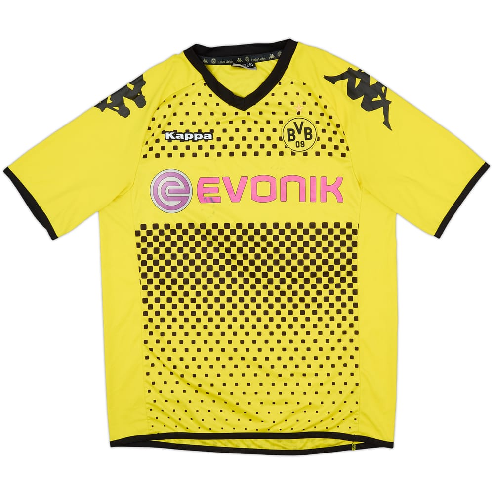 2011-12 Borussia Dortmund Signed Home Shirt - 6/10 - (L)