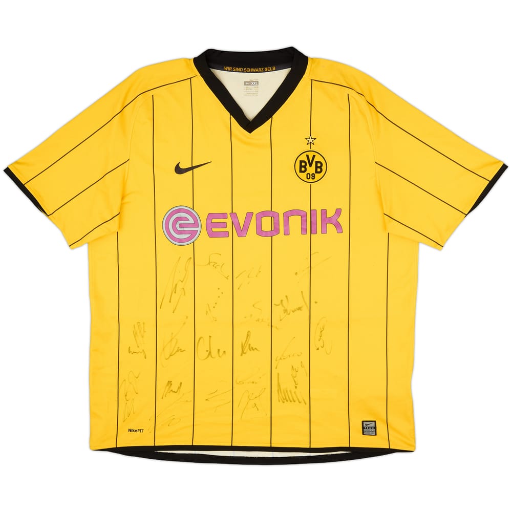 2008-09 Borussia Dortmund Signed Home Shirt - 8/10 - (XXL)