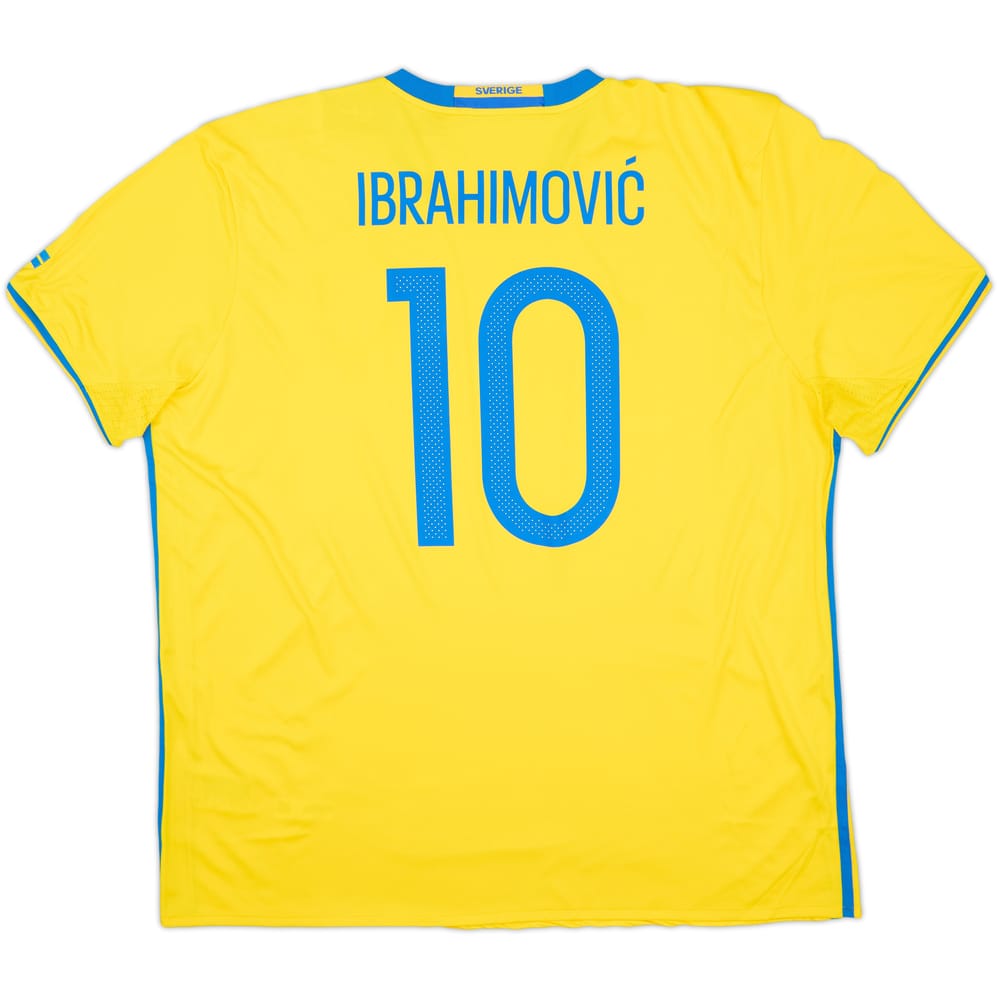 2016-17 Sweden Home Shirt Ibrahimovic #10 (XXL)