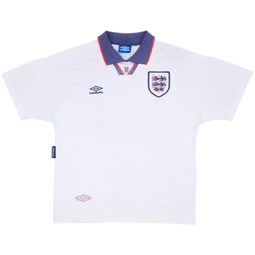 1993-95 England Home Shirt - 7/10 - (L)